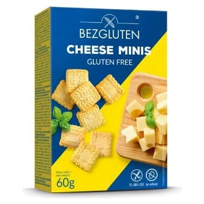 Bezgluten Sýrové minis sušenky bez lepku 60 g