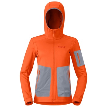 Norrona falketind warm2 stretch Hood Размер: M / Цвят: оранжев