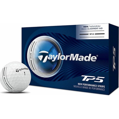 Taylormade TP5 26 Performance Stripe bílé 6 ks