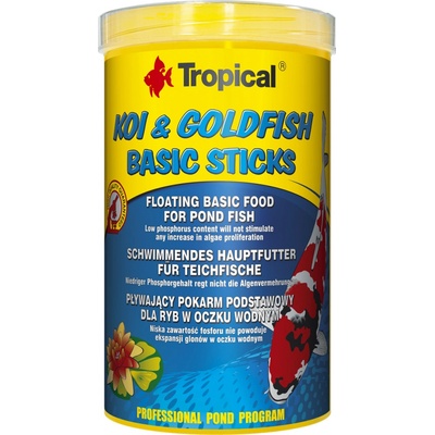 Tropical Pond Koi&Goldfish Basic sticks 1 l