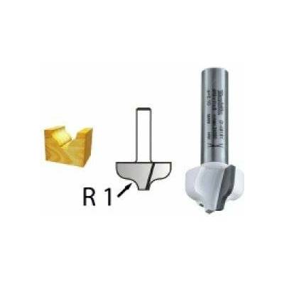 Profilová fréza s ložiskem stopka 8mm, 38,1x16x59mm, Makita D-48789