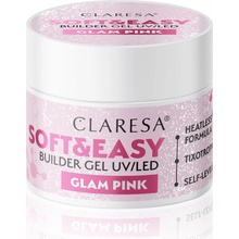 Claresa stavební gel na nehty GLAM PINK 45 g