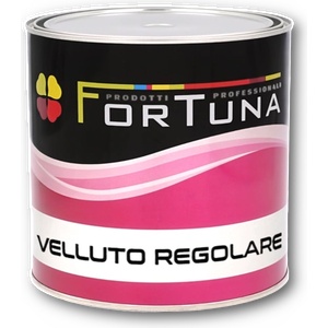 FORTUNA БОЯ ДЕКОРАТИВНА ПОКРИТИЕ fortuna velluto regolare 2л БЯЛА