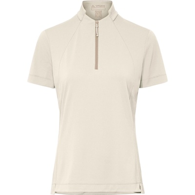 Vaude Дамска фланелка с къс ръкав за колоездене Vaude Women's Adlux Half Zip Shirt Cycling jersey - Ecru - размер 40 (EU) (156-2795-0113)