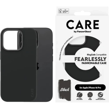 Panzer Калъф CARE - Fashionable MagSafe, iPhone 16 Pro, черен (5715685004469)