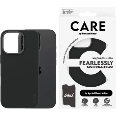 Panzer Калъф CARE - Fashionable MagSafe, iPhone 16 Pro, черен (5715685004469)