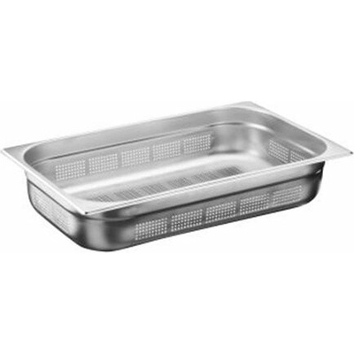Gastronádoba dierovaná GN 2/4, hĺbka 100 mm, nerezová 100019284