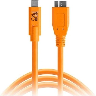 Tether Tools CUC3315-ORG- USB-C to 3.0 Micro- B, 4,6m, oranžový