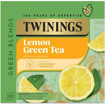 Twinings Zelený čaj s citrónem 80 sáčků 160 g