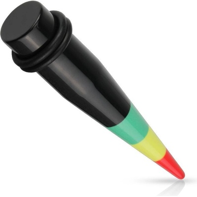 Šperky4U roztahovák do ucha rasta EP01009-05