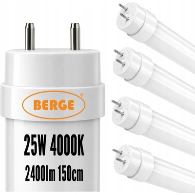 Berge LED trubice J2 - T8 - 150cm - 24W - neutrální bílá MZ0127