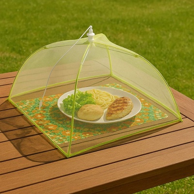 Зелено чадърче - покривало за храна