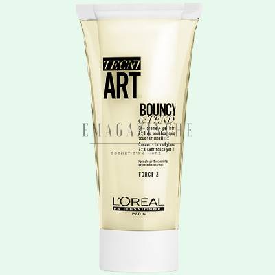 L’Oréal Professionnel Двуфазен гел ( крем ) за къдрава коса 150 мл. Tecni Art Bouncy & Tender cream-gel (0930157729)