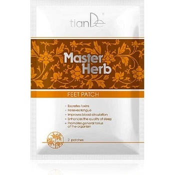 TianDe Detoxikačná náplasť na nohy Master Herb 2 ks