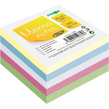 Цветни листчета Junior залепени 85х85х45mm 500л (1902010-01-2219-PB017B)