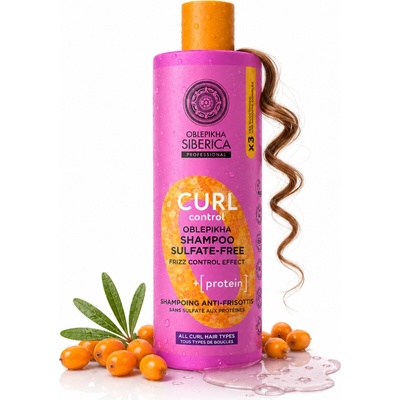 Oblepikha O Curl Control Šampon bez sulfátů 400 ml