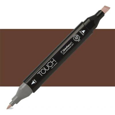 Lihová fixa TOUCH oboustranná Fine & Chisel, Chocolate (BR92)