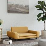 vidaXL Кучешко легло Кафяв 70x45x33 см кадифе (171993)