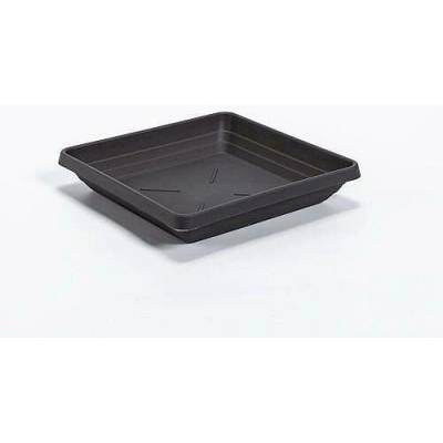 Plastia miska čtyřhranná Lotos - anthracite 25x25