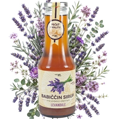 Nature Notea Babiččin sirup Levandule 0,5 l