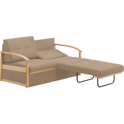 RO R dřevěná látka BORA 14 látka bílá káva – Zboží Dáma