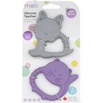 Melii Teethers гризалка Bulldog & Cat 2 бр