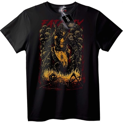 NOONEBRAND Тениска Фатални войнски черепи - 4XL, Black