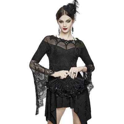 Devil fashion дамска рокля DEVIL FASHION - Morticia готик плетена - ESKT029