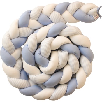 Image 1 of Blossom Bay Обиколник Blossom Bay - 330 cm, синьо райе (ob-3-L-1-16-18)