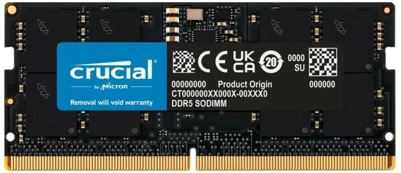 Crucial 16GB DDR5 4800MHz CT16G48C40S5