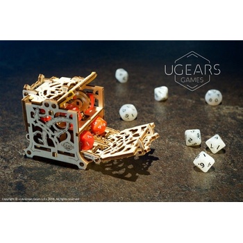 Ugears 3D puzzle Box na kocky 62 ks