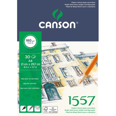 Canson Pad 1557 Drawing Скицник 30 A4 180 g (C204127414)