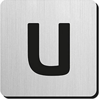 JNF - PIKTOGRAM PÍSMENO "U" - IN.34.300 - 75 mm - nalepovacie NEM - nerez matná | MP-KOVANIA.sk