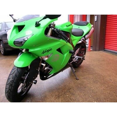 RG Cp0165Bl Aero padací chrániče Kawasaki Zx10-R černé - Černá