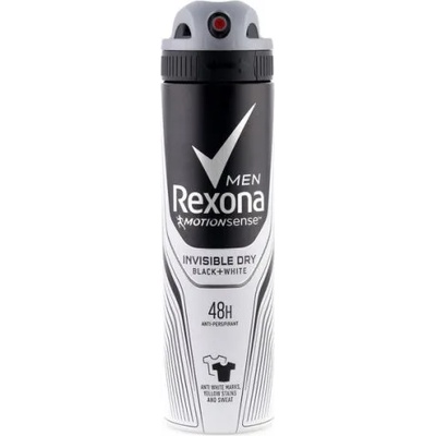 Rexona Invisible Black and White Део спрей за мъже 150мл