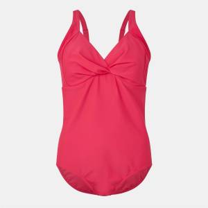 Speedo Бански костюм Speedo Women's Shape Cross One Piece Swimsuit - RASPBERRY
