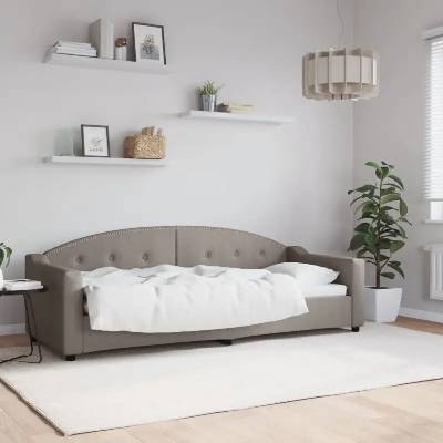 vidaXL Válenda taupe textil