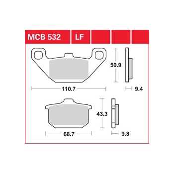 Image 1 of TRW MCB 532 LF (mcb532lf)