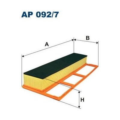 FILTRON Vzduchový filter AP 092/7