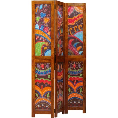 vidaXL Přepážka 105 × 180 cm masivní akáciové dřevo hnědá 4016530