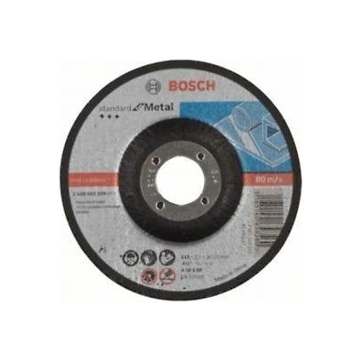 Bosch Диск за рязане, вдлъбнат, Standard for Metal A 30 S BF, 115 mm, 22, 23 mm, 2, 5 mm