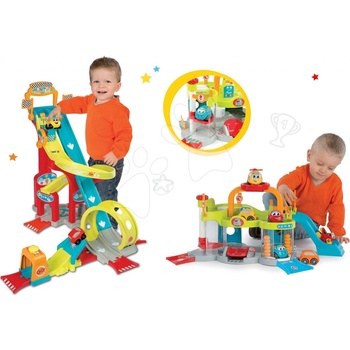 Smoby set elektronická autodráha Mega Jump Vroom Planet odrážedlo a návleky