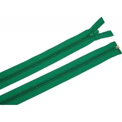 Zdrhovadlo zip plastový 45cm dělitelný šíře 6mm trávová zeleň