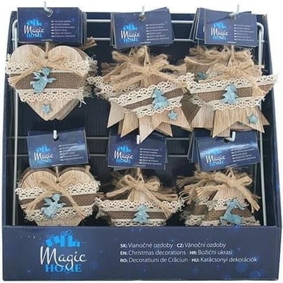 MagicHome Ozdoba 3 druhy závesná Sellbox 48 ks
