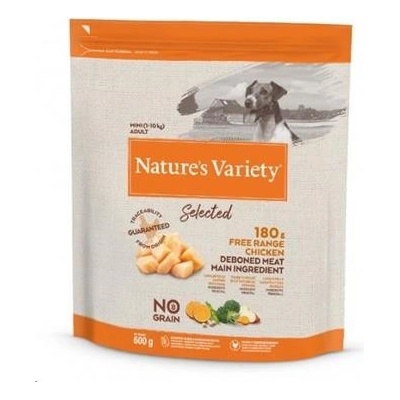 Nature's Variety selected mini Adult dog s kuracím 0,6 kg