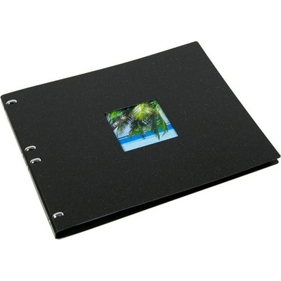FotoDarky.cz Fotokniha 20x30cm, Kůže černá, 30 stran