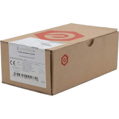 Profi Depot Stavební hřebík, 140 mm, ø 4,5 mm, karton: 2,5 kg 72622