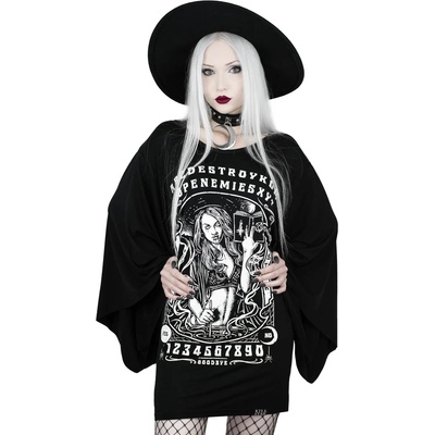 KILLSTAR дамска тениска (туника) killstar - Заклинател, кимоно - ЧЕРЕН - ksra001821