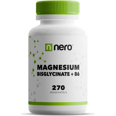 Nero Magnesium Bisglycinate + B6 270 kapslí