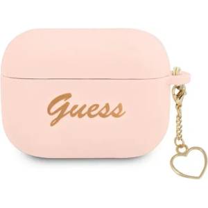 Guess Калъф Guess GUAPLSCHSP за AirPods Pro, розов, силиконов, Charm Collection (GUAPLSCHSP)